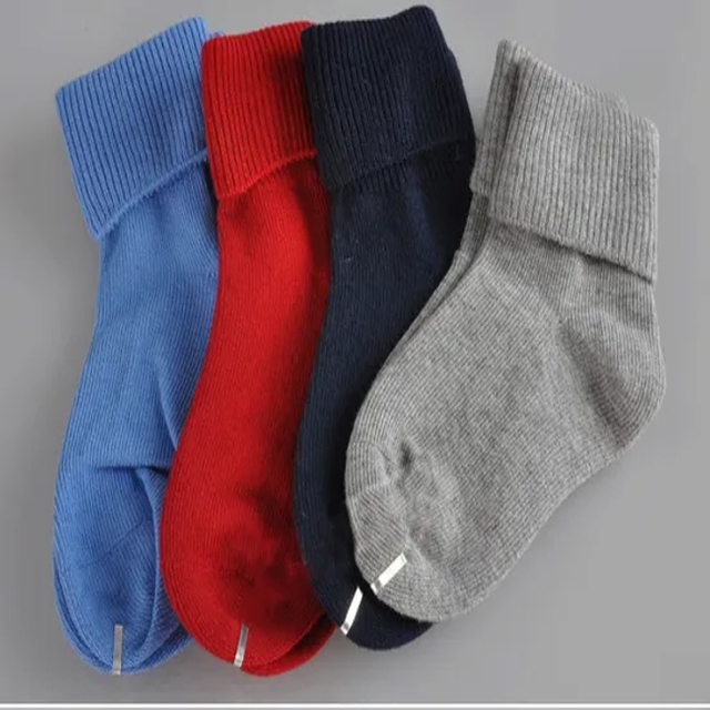 White Baby Cotton Socks with Cuff
