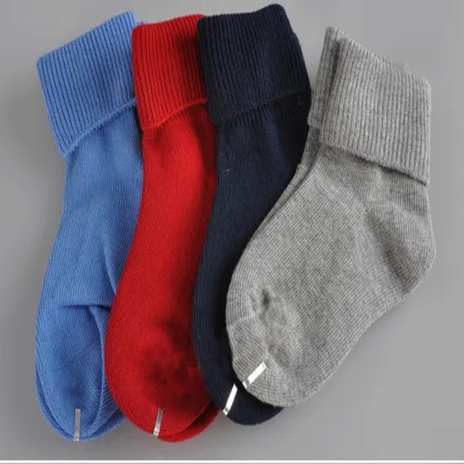 White Baby Cotton Socks with Cuff