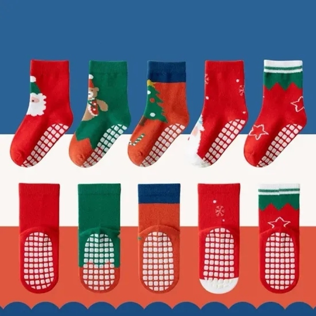 Christmas Festival Style Baby Products Crew Socks Ctton Kids Socks Baby Socks
