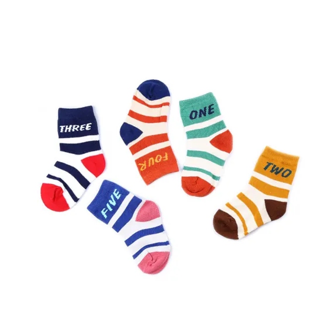 Low Price Custom Wholesale Unisex Baby Kids Children Cotton Short Socks