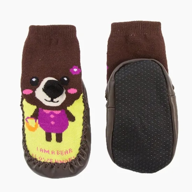 Children Baby Kids Custom Wholesale Cotton Moccasins Socks
