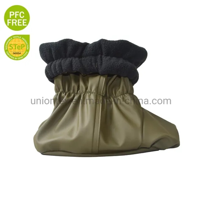 Kids Waterproof Rain Socks Floor Socks Baby Rain Booties Wtih Fleece Lining