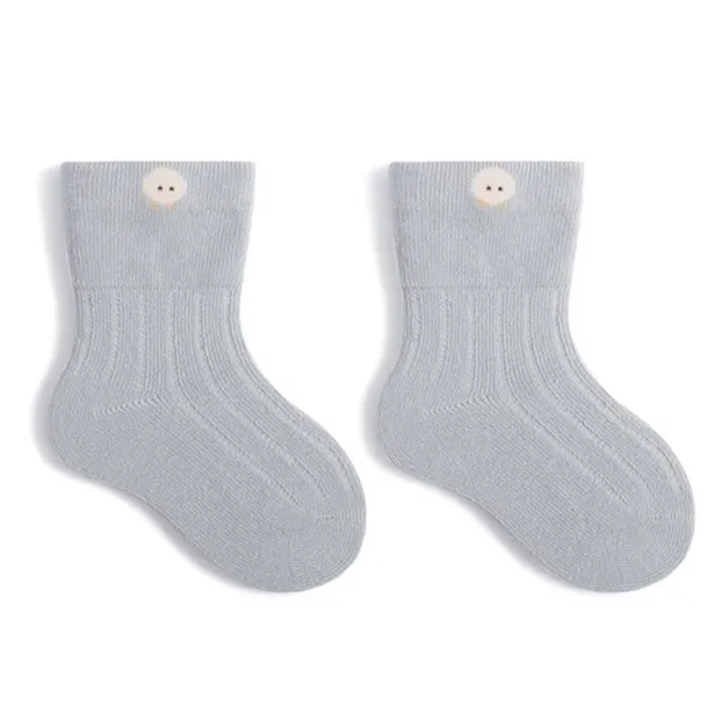 Loose Baby Custom Cute Cartoon Boneless Crew Cotton Socks