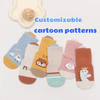 Soft Non Slip Sole Socks Crew Sock for Kids %Cotton Baby Socks