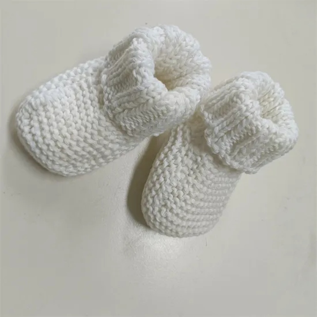 Wholesale Knitted Baby Booties Newborn Cotton Infant Socks.