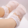 Baby Girls Socks Cool Breathable Kid Socks for Summer Princess with Lace