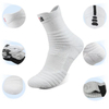 Wholesale Half Terry Cushioned Basketball Socks Women Men High Quality Thick Sport Active Running Socks Summer Spring Crew