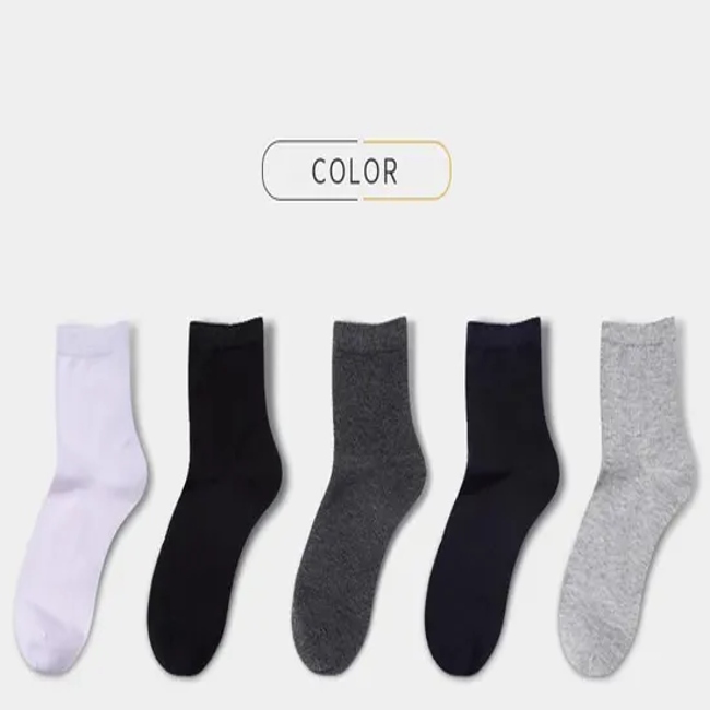 Hot Sale Cheap Cotton White Black Gray Argyle Plaid Business Sock
