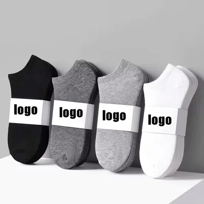 Spring Summer Low Cut Business Mens Ankle Basic Athletic Cushioned Casual No Show Short Cotton Custom Socks