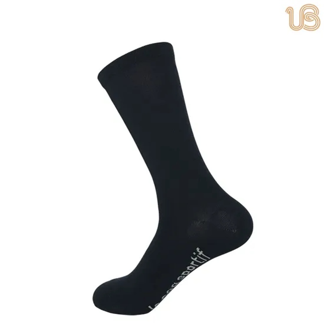 Men′s 100% Cotton Black Business Sock