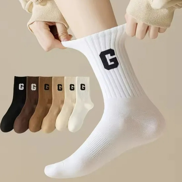 Free Designer Sokken Calcetines Sock-Stocking Happy Funny Custom Sock Logo Crew White Women Men Cotton Yoga Pilates Sports Custom Socks