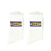 Wholesale Custom Logo Men Women Kids Cotton Crew Daily White Socks
