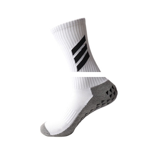 Hot sale Thickened striped anti slip and wear resistant sports socks workout running