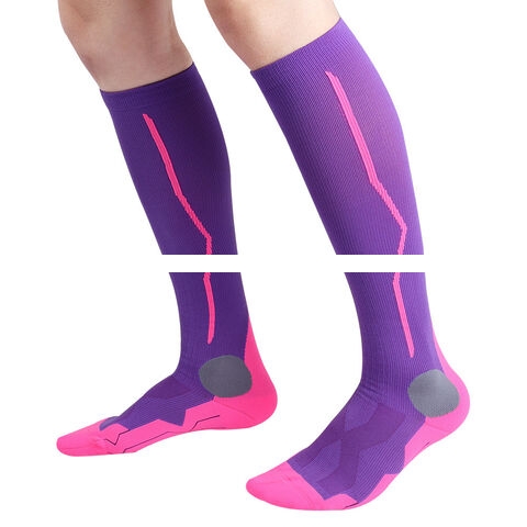 Sports socks long tube sports hosiery terry sox sports compression stockings