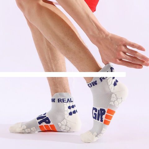 Hot sale Elite quick drying breathable terry anti slip and shock absorbing sports socks workout running