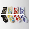 Hot sale Medium length thickened anti slip and wear resistant sports socks exercise workout running