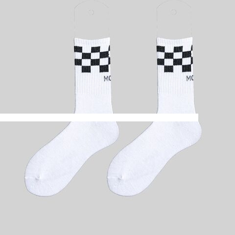  Custom Jacquard Skating Sports Socks for Men Wholesale Street Fashion Jacquard Design