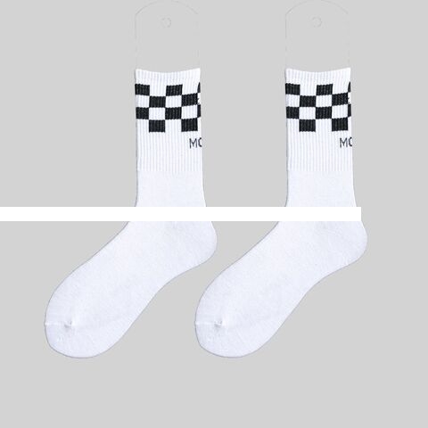 OEM Designer Fashion Custom Men s Knit Embroidered Cotton Cycling Outdoor Sport Unisex Socks For Men Crew Socks Custom Logo