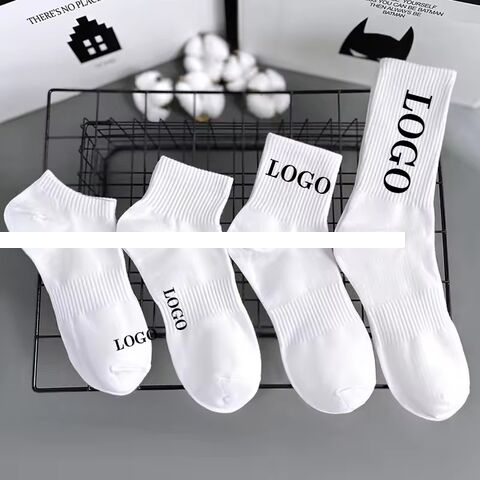 High Quality Compression Ankle Grip Designer Men s Crew Unisex Sport Cotton Custom Logo Socks Men With LOGO