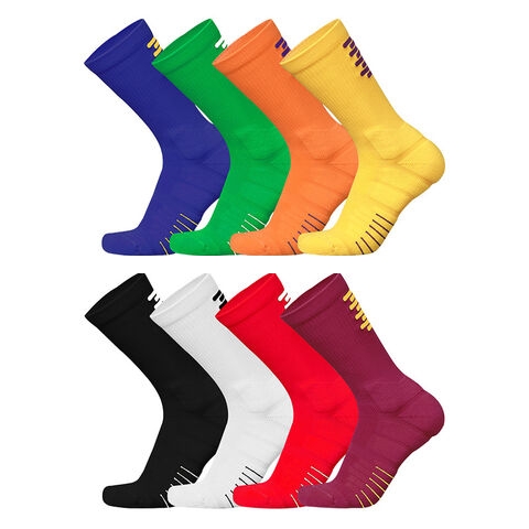 Hot sale Professional thickened towel bottom cycling mid leg sports anti slip socks