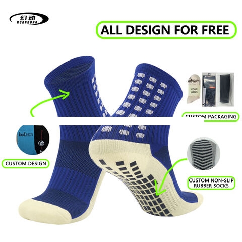 Wholesale Custom Logo Unisex Soccer Socks Basketball High Quality Sports Grip Socks Football Socks For Men