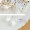 OEM Love Style N Jacquard Knitted Combed Cotton Casual Women s Socks Custom Logo Crew High Quality Sports Socks