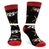 Fashion Style Pure Cotton Custom Letter Jacquard Crew Sports Socks Christmas Stocking For Unisex