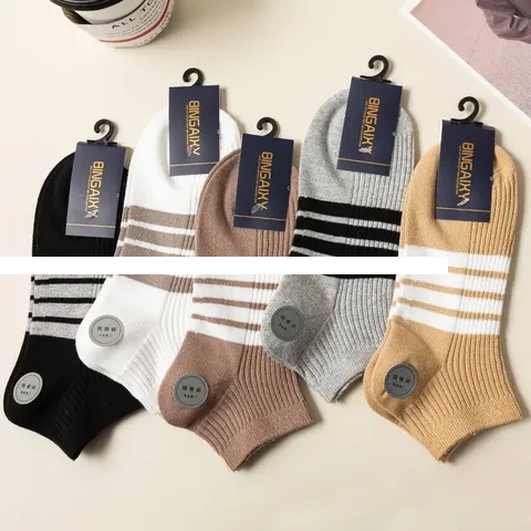 Wholesale summer style Breathable Ankle Custom Logo Athletic Cotton Bulk Men Sport Crew Socks