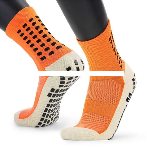 Custom Sports Socks Non Slip Grip Socks Football Socks Adults Knitted Soccer Socks