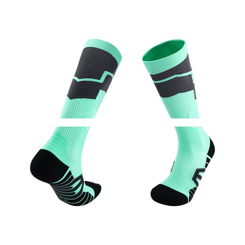 Unisex wholesale compression socks Quick drying, non slip,nylon %+ elastic+covered yarn sweat wicking sports socks