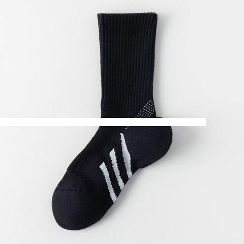 OEM Factory Price Fashion Spring Cotton Nylon Fabric Custom Logo Sport Socks Unisex Mid Calf Athletic Socks