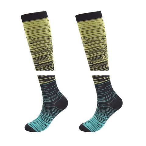 Wholesale Graduated Medical Compression Socks Circulation Recovery Knee High Supports Costume Leg Warmers Hosiery in Stock