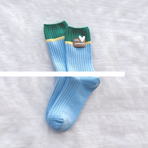 Autumn And Winter Custom Cotton Knitting Sweet Style Socks Women s Socks Sports Colourful Crew Socks