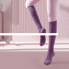 Purple Yoga pressure socks Non slip high elastic cotton Pilates socks cycling socks for women