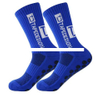 Wholesale Pink Purple Tape Design Grip Socks Anti Slip Football Socks