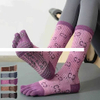 Yoga anti slip professional women s five finger socks Pilates socks in the tube indoor special fitness floor socks for adults
