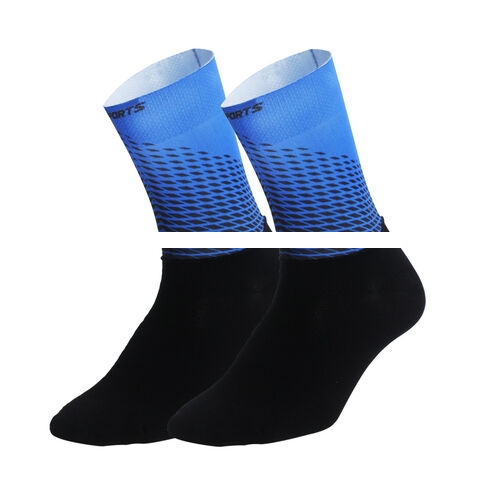 Top Quality Popular Multifunctional Custom Jacquard Nylon Design Sublimated Crew Cycling Sports Socks