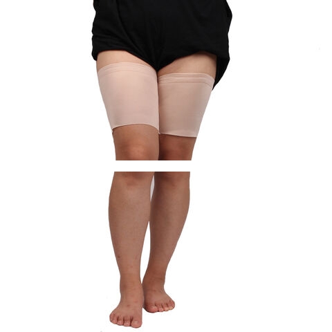 Spandex Silicone Anti Slip Sock Sleeve Elastic Flat Thigh Sleeve Large sized Anti Friction Leg Sleeve Sports Thigh Sleeve