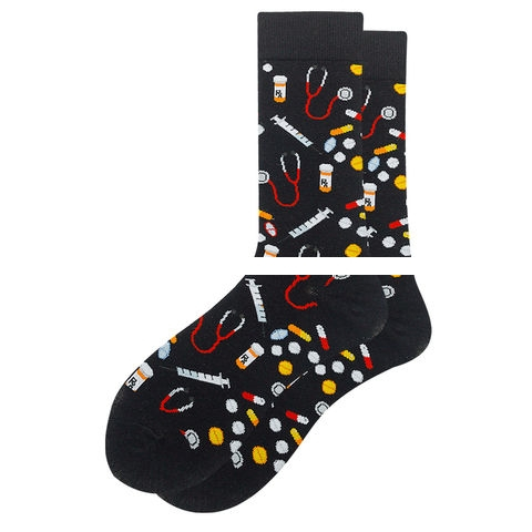 Wholesale OEM New Pill Chess Men s Socks Sport Socks for home outdoor