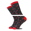 Custom brand logo knitting jacquard gym socks cotton crew sports gymnastics socks for gym sports