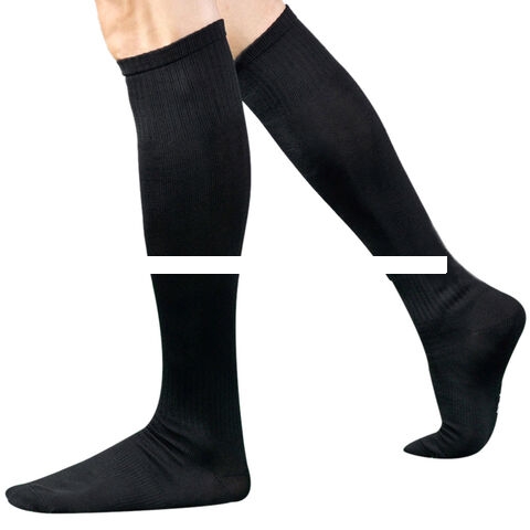 Men s long socks printed black sports Xinjiang cotton socks
