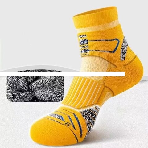 High quality Profession Running Sport ankle Socks Add Thicked warm Combed Cotton custom Socks