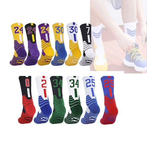 socks men custom logo print colorful graphics quick dry running football sport socks