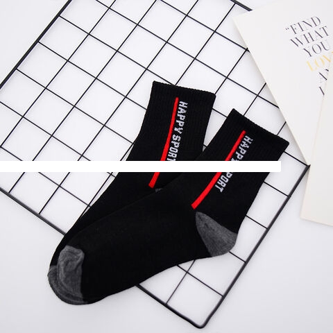 OEM FREE DESIGN Custom Design Logo Sport Athletic Socks Custom Logo Cotton Crew Sport Socks Customized Basketball Sock