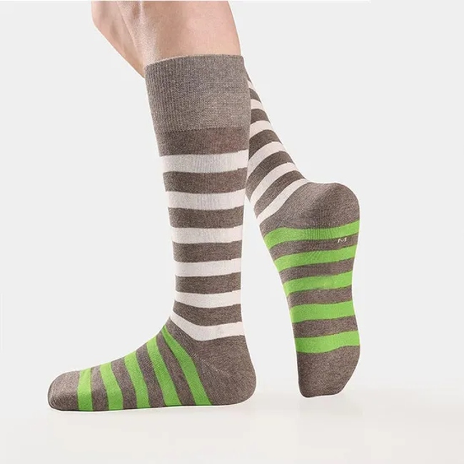 High Quality 100% Cotton Custom Classic Tartan Design Unisex Dress Crew Socks
