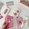 100% Cotton Custom Solid Crew Socks Business in Stock Breathable Socks