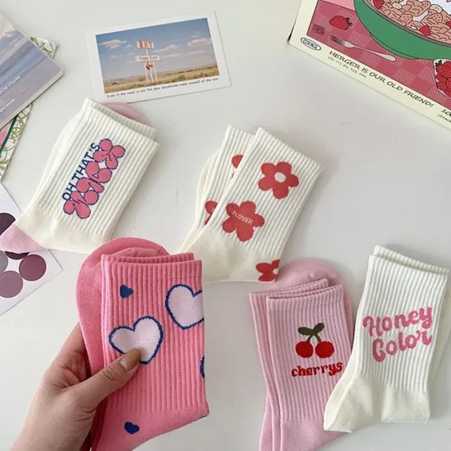 100% Cotton Custom Solid Crew Socks Business in Stock Breathable Socks