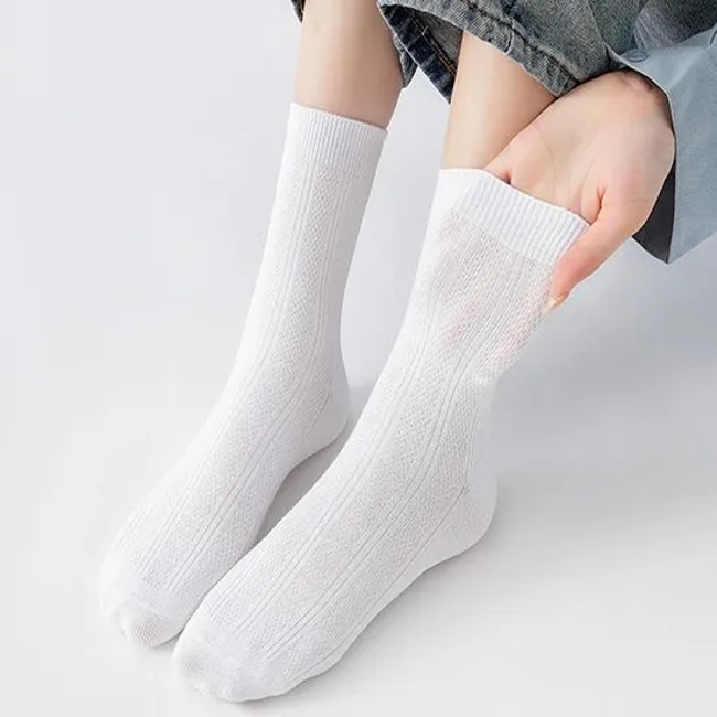 Wholesale Women Bamboo Fiber Socks Quality Woman Soft Bamboo Cotton Dress Socks