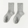 Wholesale Pure Color Suit Socks Black White Cotton Spandex Custom Logo Socks Unisex Sports Business Socks