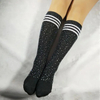 Wholesale Ladies Rainbow Striped Bling Long Socks Spark Rhinestone Glitter Socks for Women